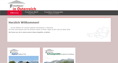 Desktop Screenshot of freizeiten.at